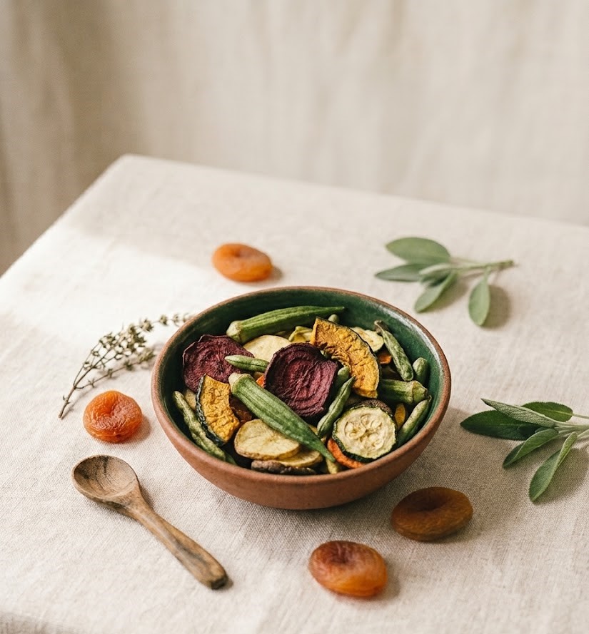 Dried okra